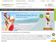Tablet Screenshot of gesund-gekauft.ch
